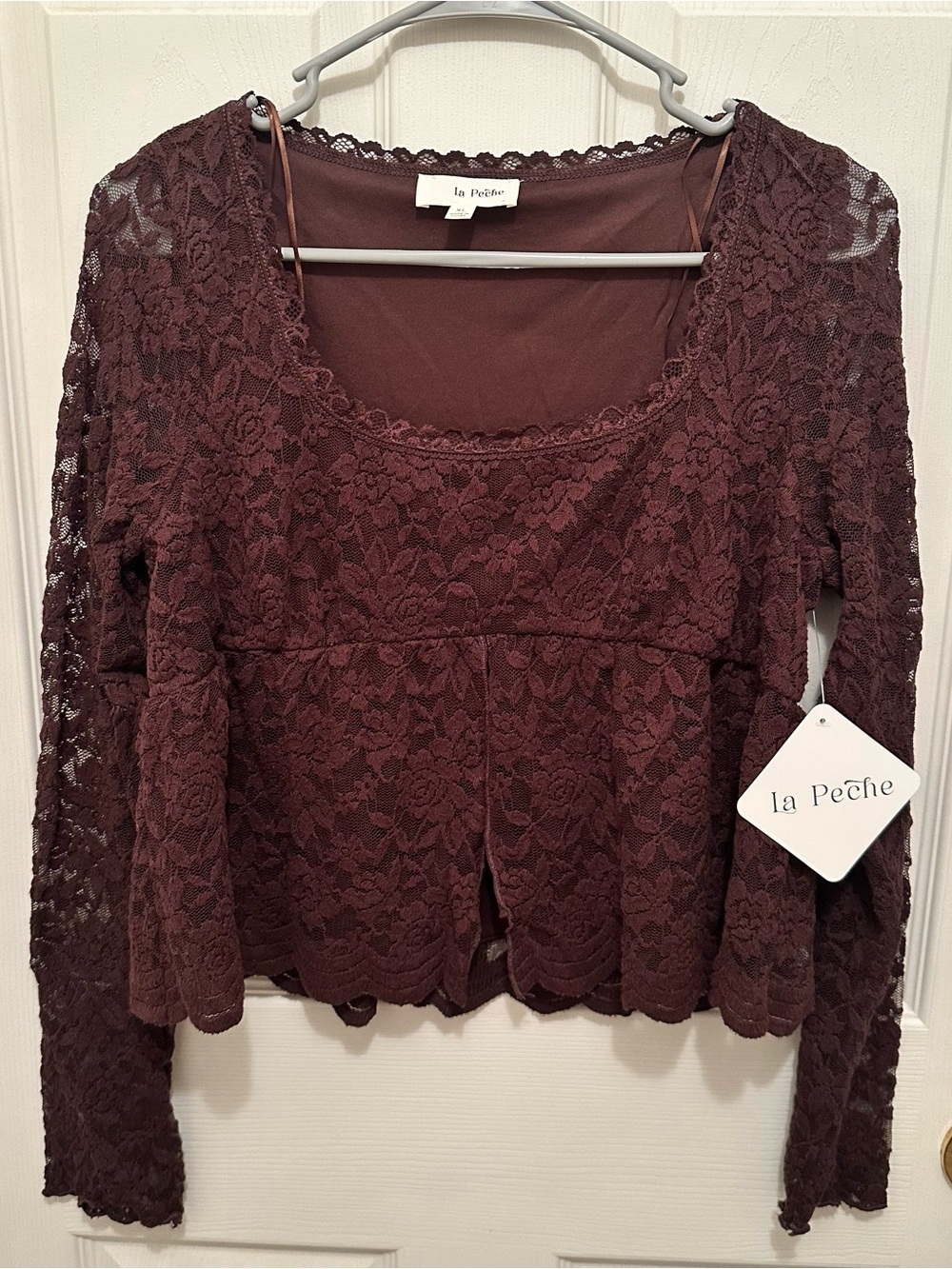 Women’s La Peche long sleeve shirt Size XL